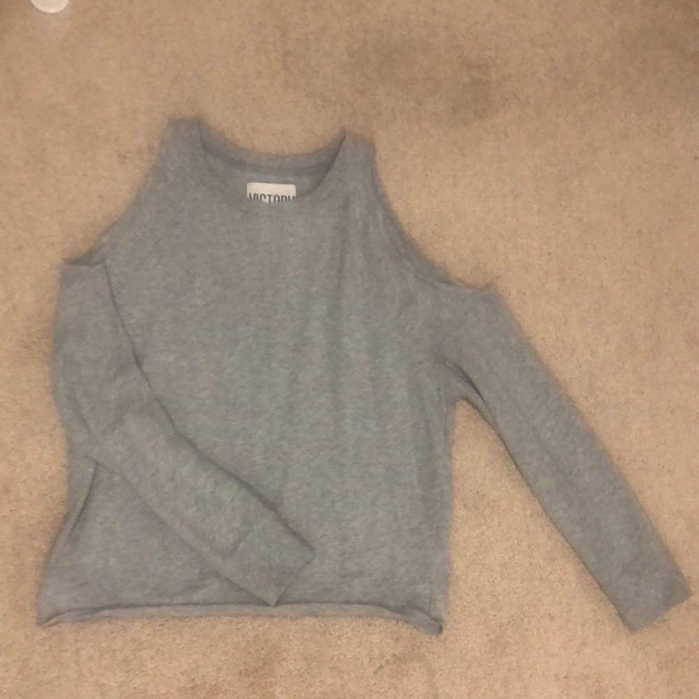 Woman’s Victoria Secret off the shoulder athletic sweatshirt